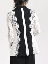 Couture Lace Sleeve Blazer